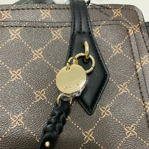 NWT Nine West Jet Set Paisley Tote Crossbody Shoulder Bag - Picture 8 of 12